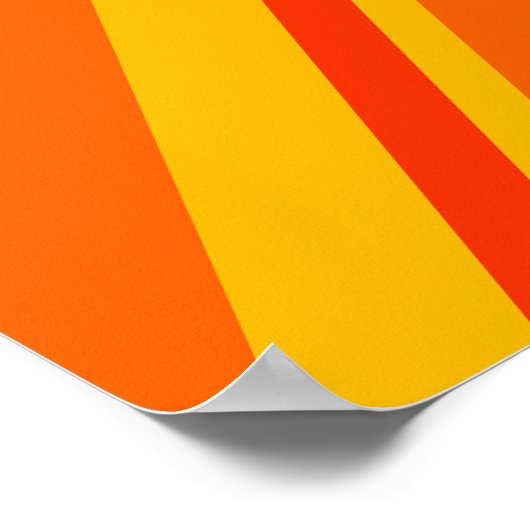 Happy Oranje Union Jack British Flag Swag Poster (Hoek)