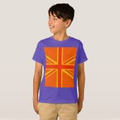 Happy Oranje Union Jack British Flag Swag T-shirt (Voorkant volledig)