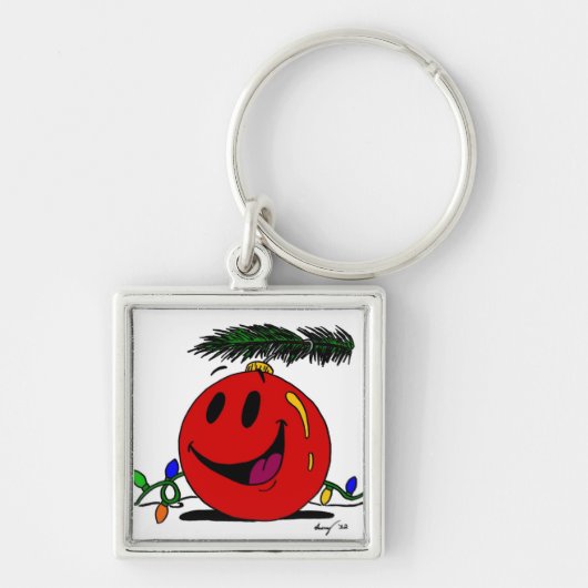 Happy Ornament Sleutelhanger (Voorkant)