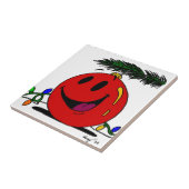 Happy Ornament Tile Tegeltje (Zijkant)