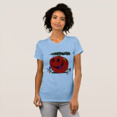 Happy Ornament Womens Jersey T-Shirt (Voorkant volledig)