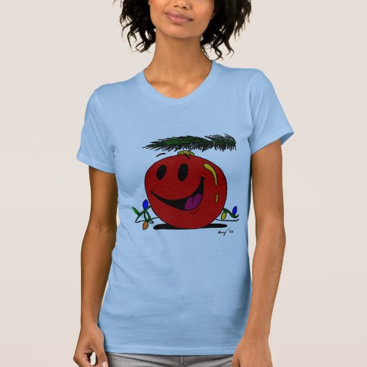 Happy Ornament Womens Jersey T-Shirt (Voorkant)