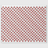Happy Ornament Wrapping Paper Cadeaupapier (Vlak)