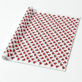 Happy Ornament Wrapping Paper Cadeaupapier