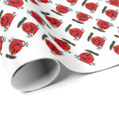 Happy Ornament Wrapping Paper Cadeaupapier (Rol Hoek)
