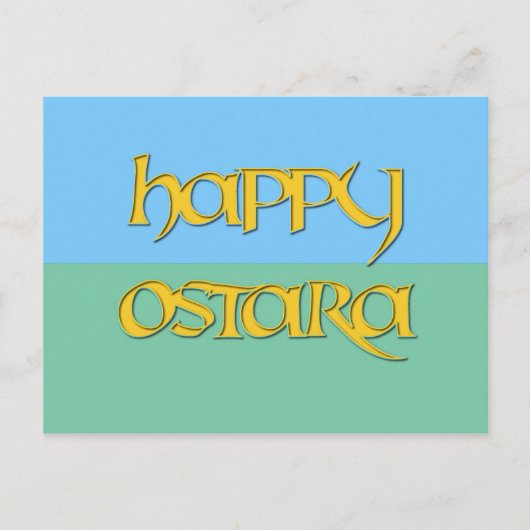 Happy Ostara Briefkaart (Voorkant)
