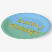 Happy Ostara Paper Party Bord (Gekanteld)