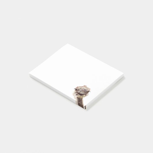 Happy Ostrich 2 Post-it® Notes (Schuin)