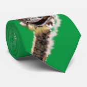 Happy Ostrich Funny Stropdas (Opgerold)