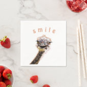 Happy Ostrich Servet (Insitu)