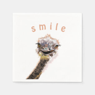 Happy Ostrich Servet
