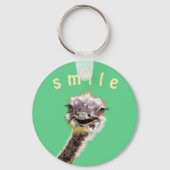 Happy Ostrich Sleutelhanger (Voorkant)