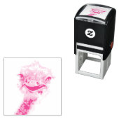 Happy Ostrich - Smile - Funny Zelfinktende Stempel (In situ)