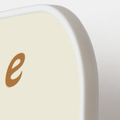 Happy Ostrich Smile Pickleball Paddle Funny (Links Detail)