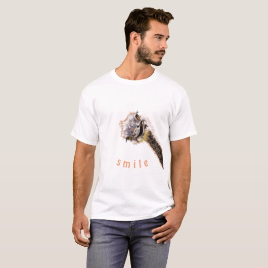 Happy Ostrich - T-shirt (Voorkant volledig)