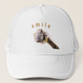 Happy Ostrich Trucker Hat - Smile Trucker Pet (Voorkant)