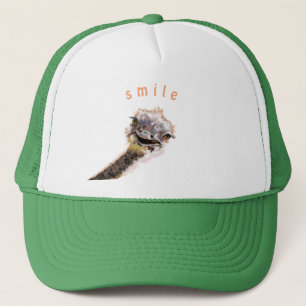 Happy Ostrich Trucker Pet