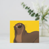Happy Otter Briefkaart (Staand voorkant)