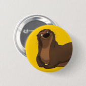 Happy Otter Button (Voorkant /achterkant)