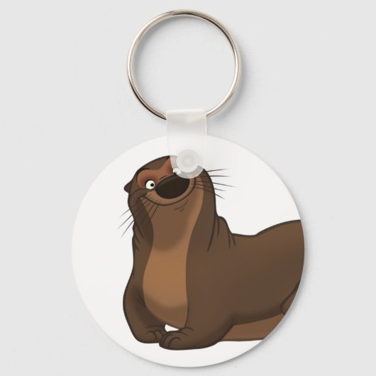 Happy Otter Sleutelhanger (Voorkant)