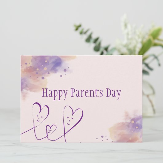 Happy Ouents Day Bedankkaart (Staand voorkant)