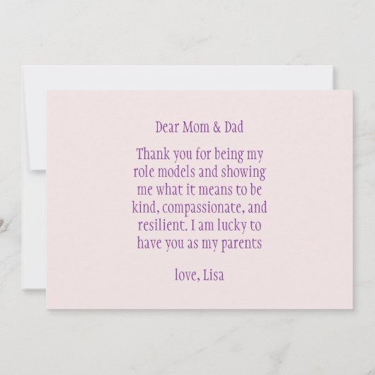 Happy Ouents Day Bedankkaart (Achterkant)