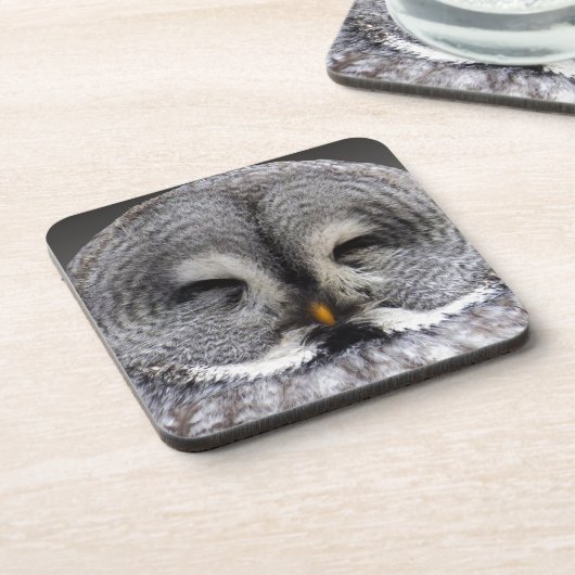 Happy Owl Bier Onderzetter (Linkerzijde)