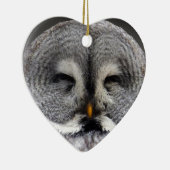 Happy Owl Keramisch Ornament (Rechts)