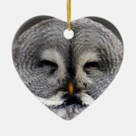 Happy Owl Keramisch Ornament