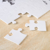 Happy Owl with Red Feather Legpuzzel (Zijkant)