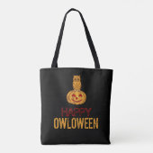 Happy Owloween, Halloween Tote Bag (Achterkant)