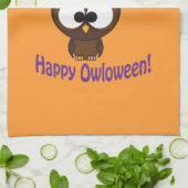 Happy Owloween Theedoek (Gevouwen)