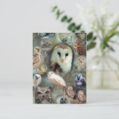 Happy Owls Briefkaart (Staand voorkant)