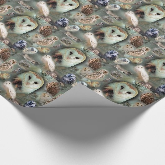 Happy Owls Cadeaupapier (Hoek)