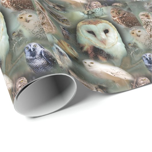 Happy Owls Cadeaupapier (Rol Hoek)