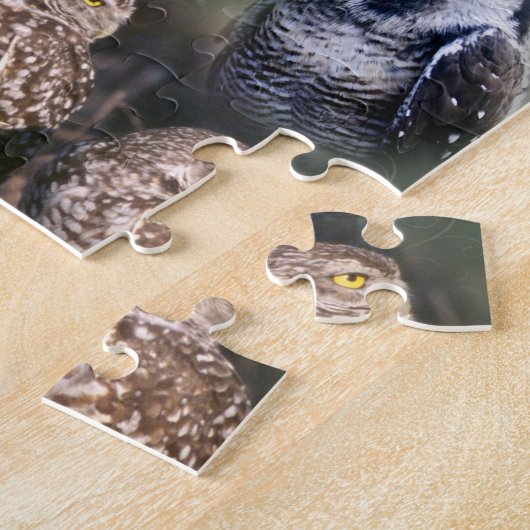 Happy Owls jigzaagpuzzel Legpuzzel (Zijkant)