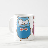 Happy Owls Koffiemok (Voorkant links)