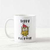 Happy Owly Days Grappige Santa Uil Koffiemok (Links)