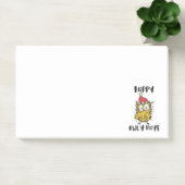 Happy Owly Days Grappige Santa Uil Post-it® Notes (Kantoor)