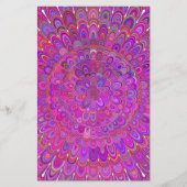 Happy Paars en Roze Mandala Flyer (Voorkant)