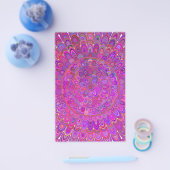 Happy Paars en Roze Mandala Flyer (Enkel)