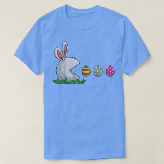 Happy Paasdag Bunny Egg Funny Boys Girls Kinder E T-shirt (Design voorkant)