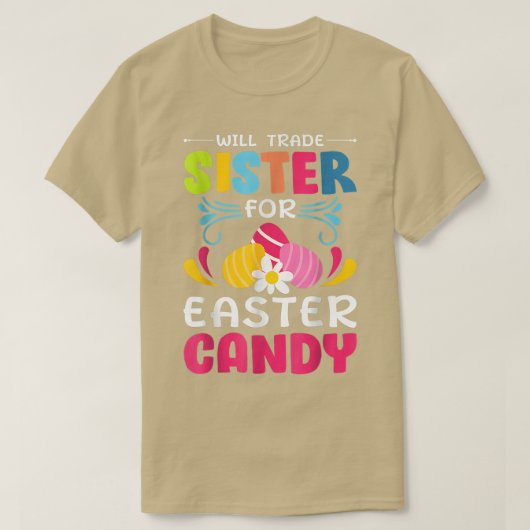 Happy Paasdag Bunny Egg Funny Boys Girls Kinder E T-shirt (Design voorkant)