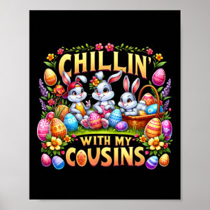 Happy Paasdag Chillin' Met Mijn Neef Paasdag Poster