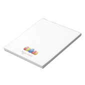 Happy Paaseieren Magnetic Notitieblok (Linkerzijde)