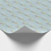 Happy Paasflorale vogels Cadeaupapier (Hoek)