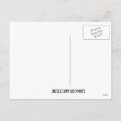 Happy Paasgeel  briefkaart florale  (Achterkant)