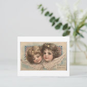  Happy Paashaar van Cherubs Briefkaart (Staand voorkant)