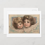  Happy Paashaar van Cherubs Briefkaart (Voorkant / Achterkant)