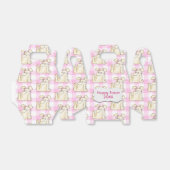 Happy Paashes op Gingham Bedankdoosjes (Uitgevouwen)